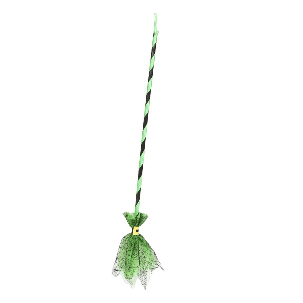 Alpha 55 Vert Balai en Tulle 85 cm – Accessoire Déguisement