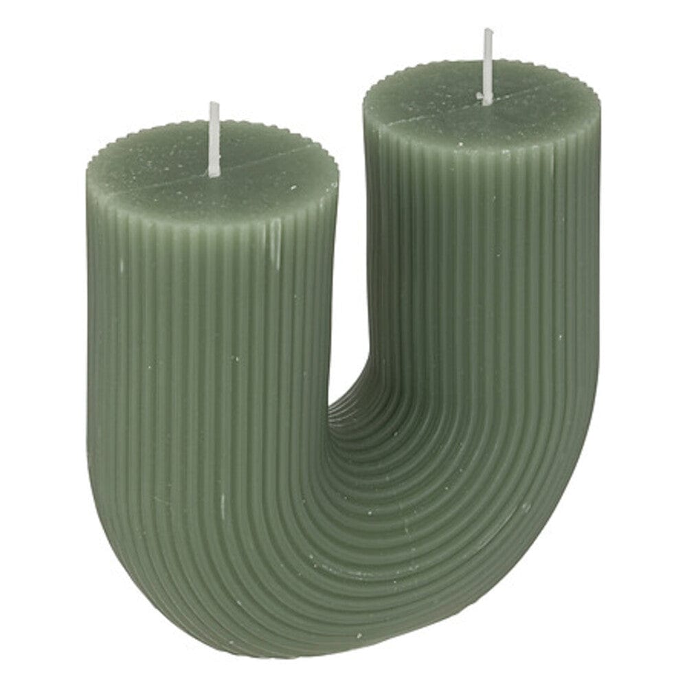 Alpha 55 Vert celadon Bougie U Demi – Design Moderne & Élégant