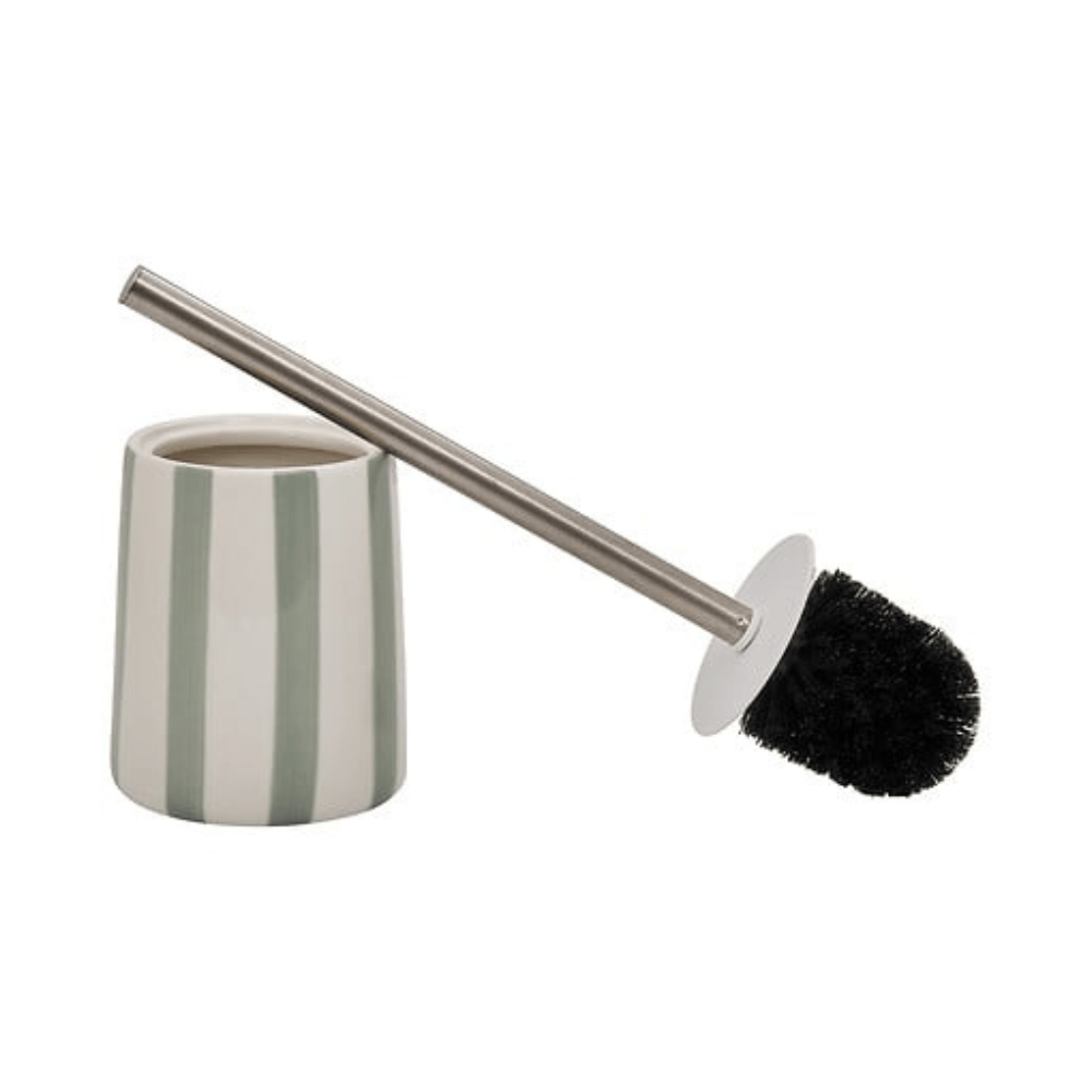 Alpha 55 Vert Celadon Brosse WC Strio en céramique