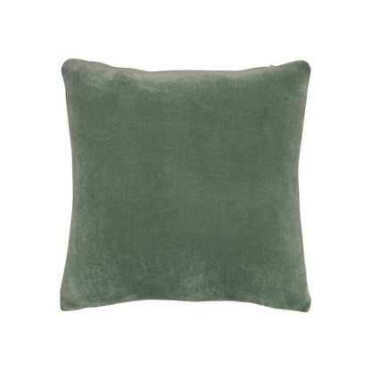 Alpha 55 Vert Céladon Coussin Flanelle Ollis 38 x 38 cm en Polyester