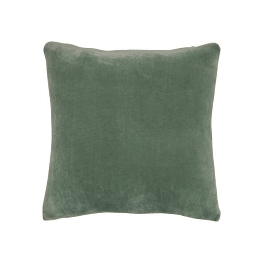 Alpha 55 Vert Céladon Coussin Flanelle Ollis 38 x 38 cm en Polyester