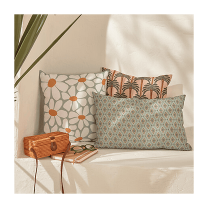 Alpha 55 Vert Céladon Housse coussin extérieur Lilio résistante