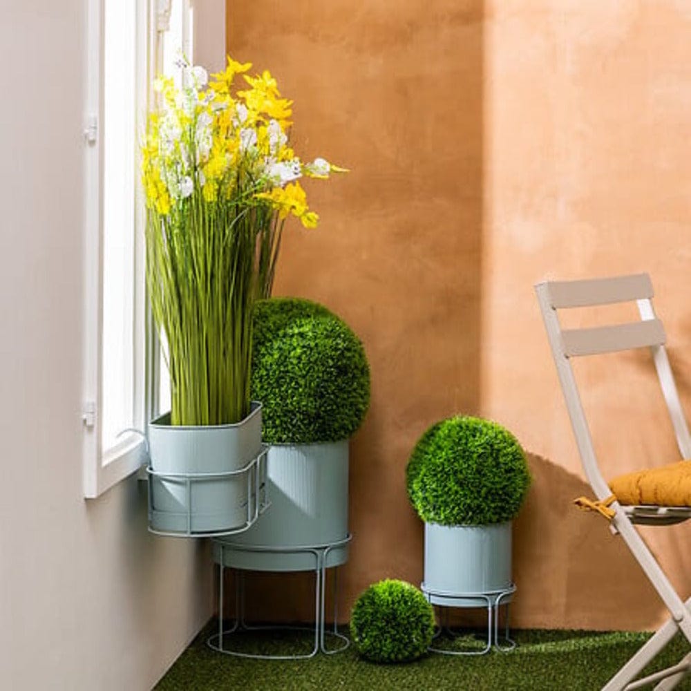 Alpha 55 Vert Céladon Jardinière en métal "aze"