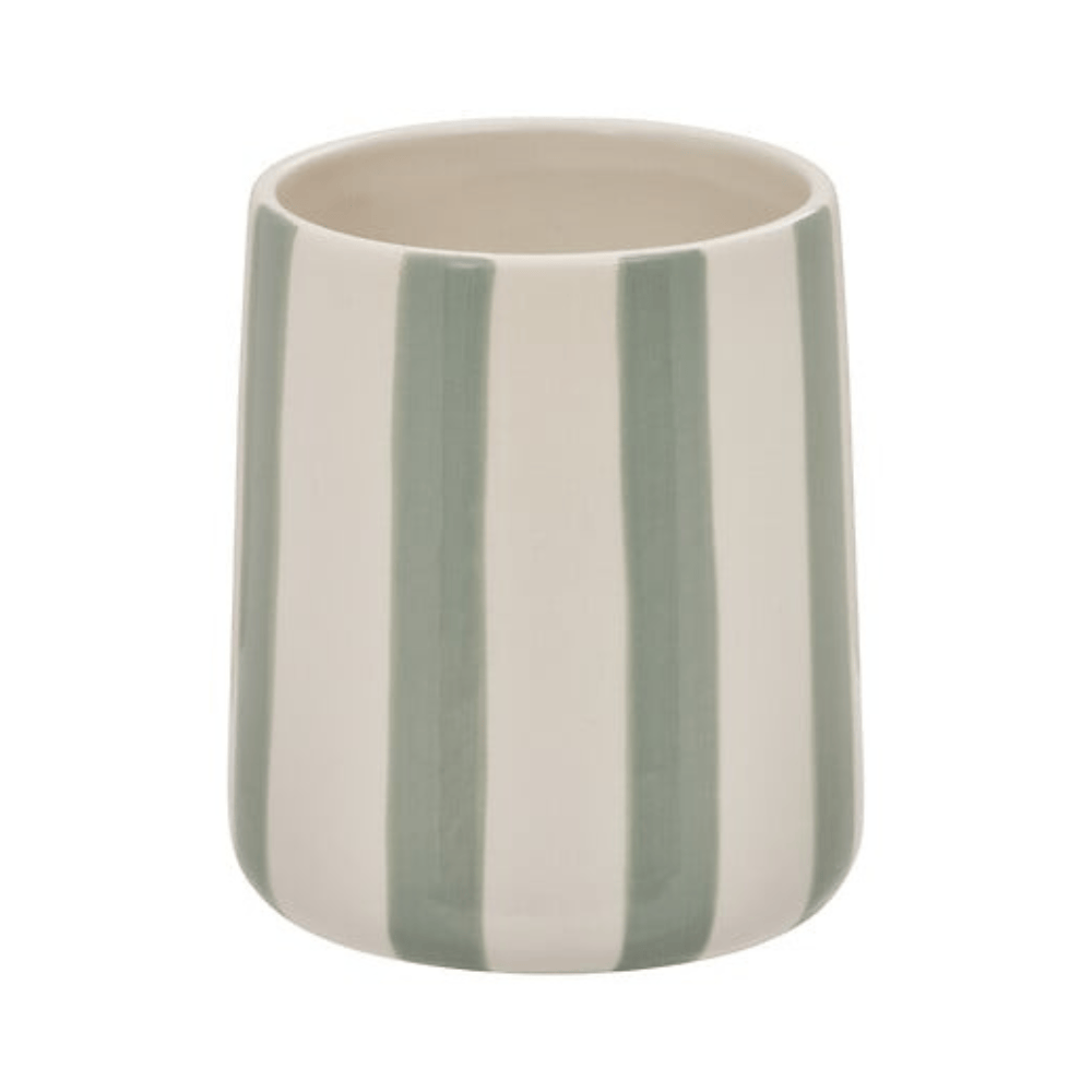 Alpha 55 Vert Celadon Pot à brosse à dents en céramique