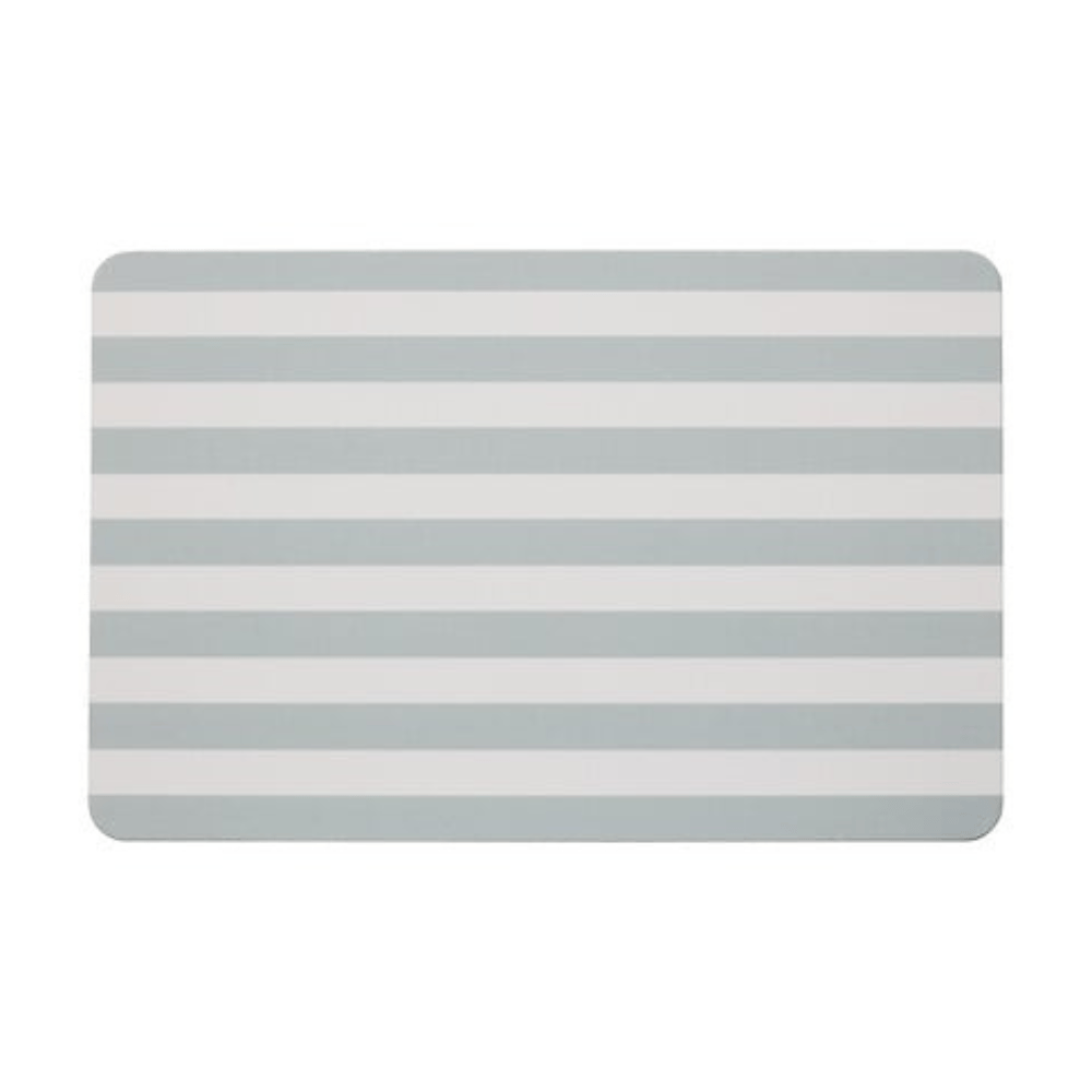 Alpha 55 Vert Céladon Tapis de Bain Strio en Diatomite Absorbant