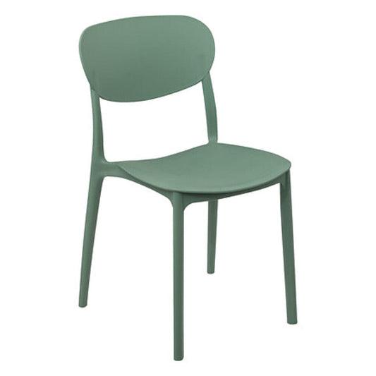 Alpha 55 Vert Chaise empilable en plastique "Plasta"