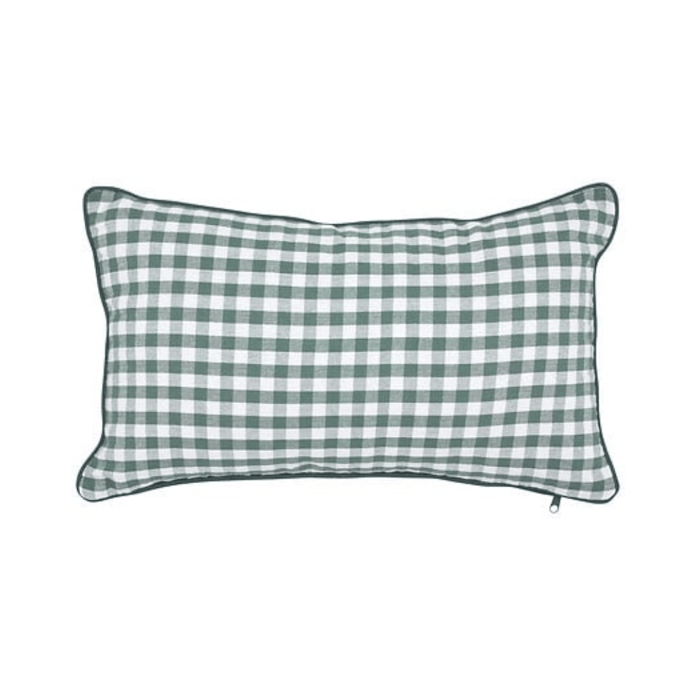 Alpha 55 Vert Coussin Groove Vichy 30 x 50 cm