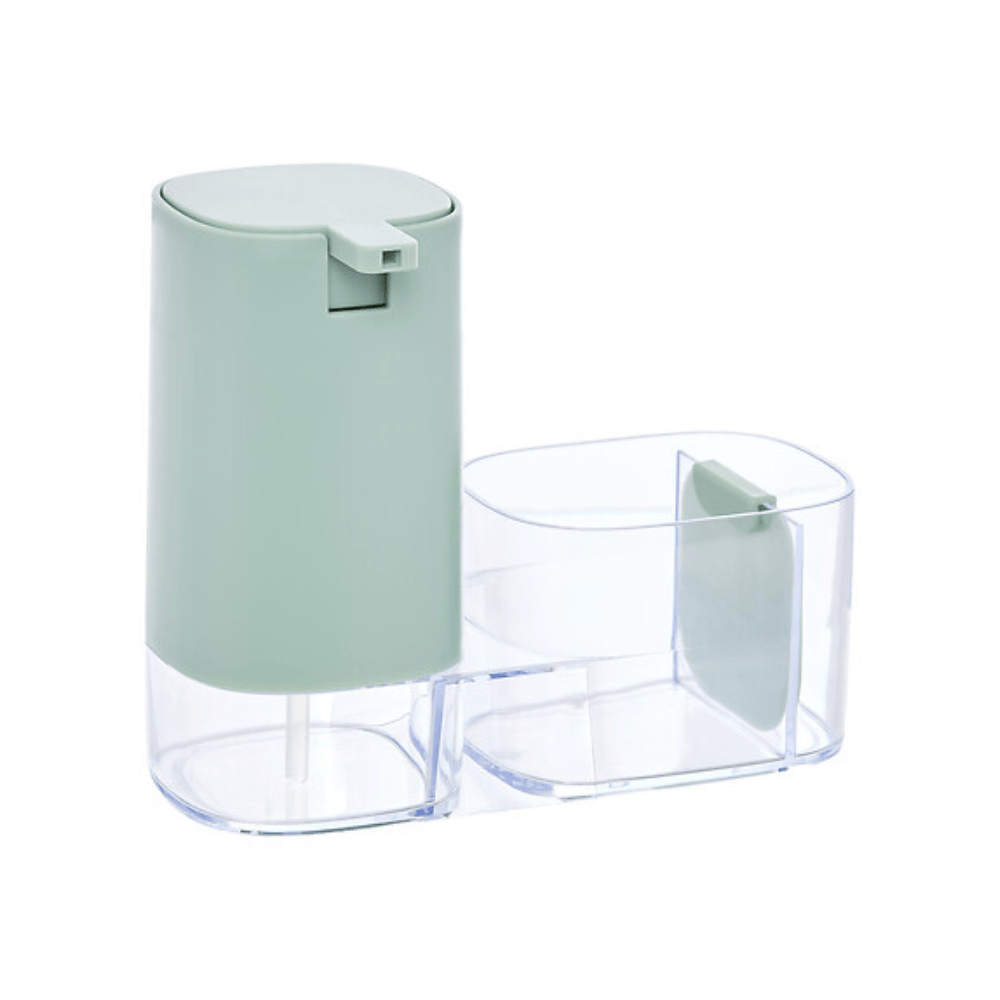 Alpha 55 Vert Distributeur Savon & Organiseur d’Évier Poly 19 cm