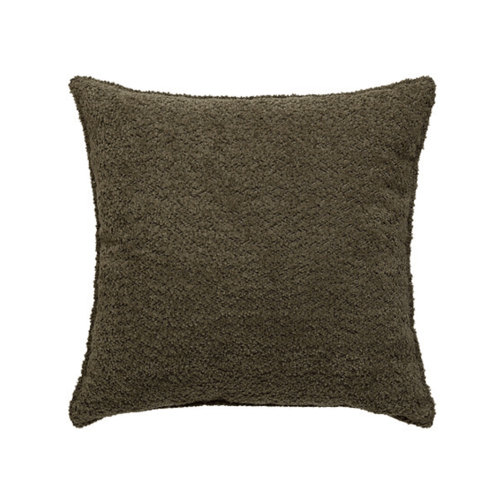 Alpha 55 Vert kaki Coussin Bouclette Soana 45 x 45 cm – Déco Intérieure