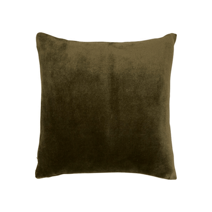 Alpha 55 Vert Kaki Coussin Flanelle Ollis 38 x 38 cm en Polyester