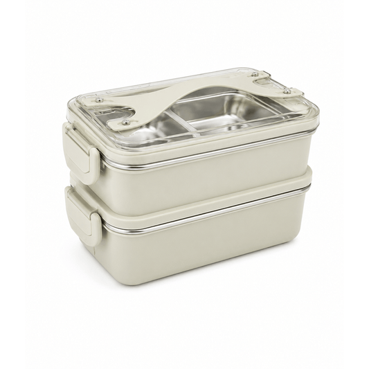 Alpha 55 Vert Lunch Box 2 Niveaux avec Anse - Pratique & Durable