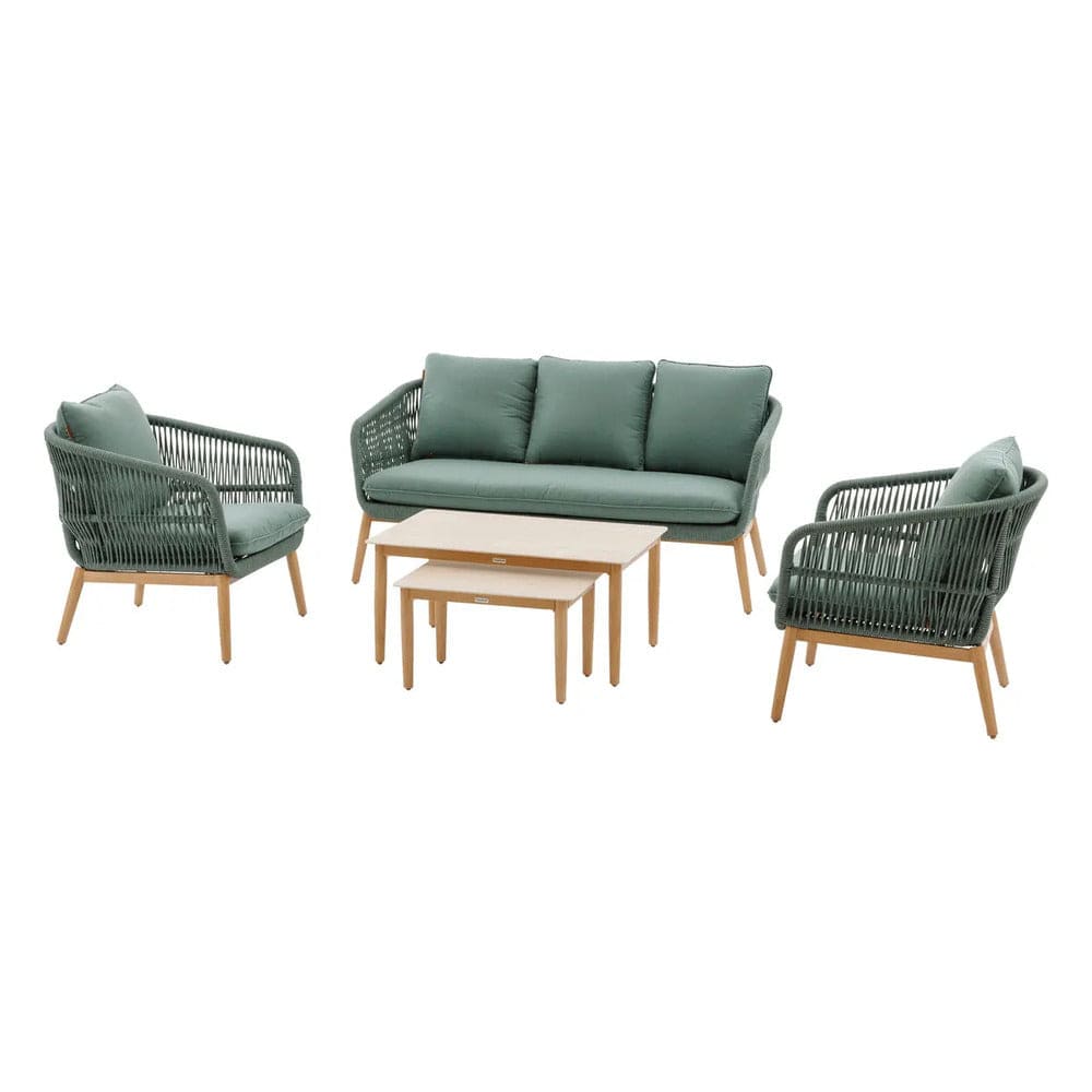 Alpha 55 Vert Salon de jardin 5 places "Orissa"