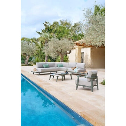 Alpha 55 Vert Salon de jardin 7 places "Pulpy"