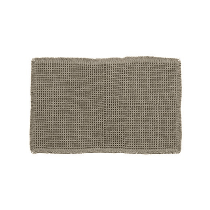 Alpha 55 Vert Tapis de Bain Waffle 50 x 80 cm Nid d’Abeille