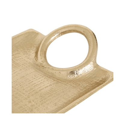 Alpha 55 Vide-Poches Rectangulaire 45 cm en Métal Doré