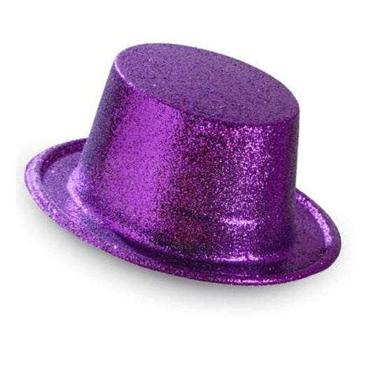 Alpha 55 Violet Chapeau haut de forme pailleté