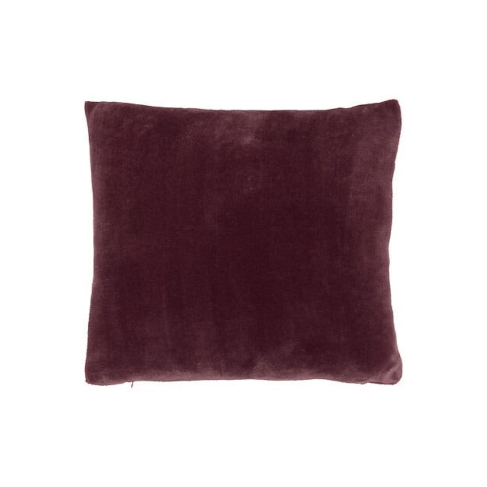Alpha 55 Violet Clair Coussin Flanelle Ollis 38 x 38 cm en Polyester