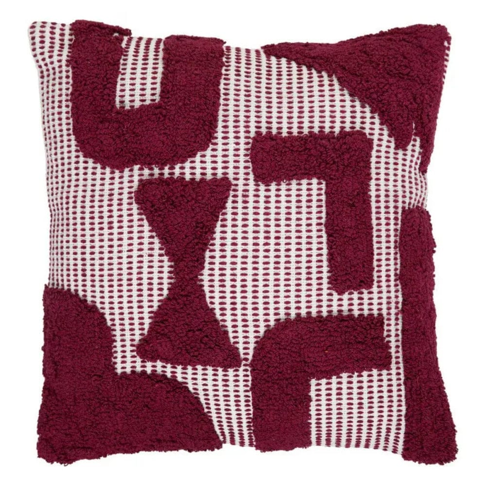 Alpha 55 Violet Coussin Déco Tufté "poppy"