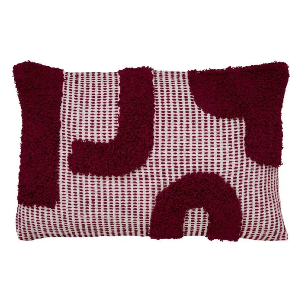 Alpha 55 Violet Coussin Déco Tufté "poppy"