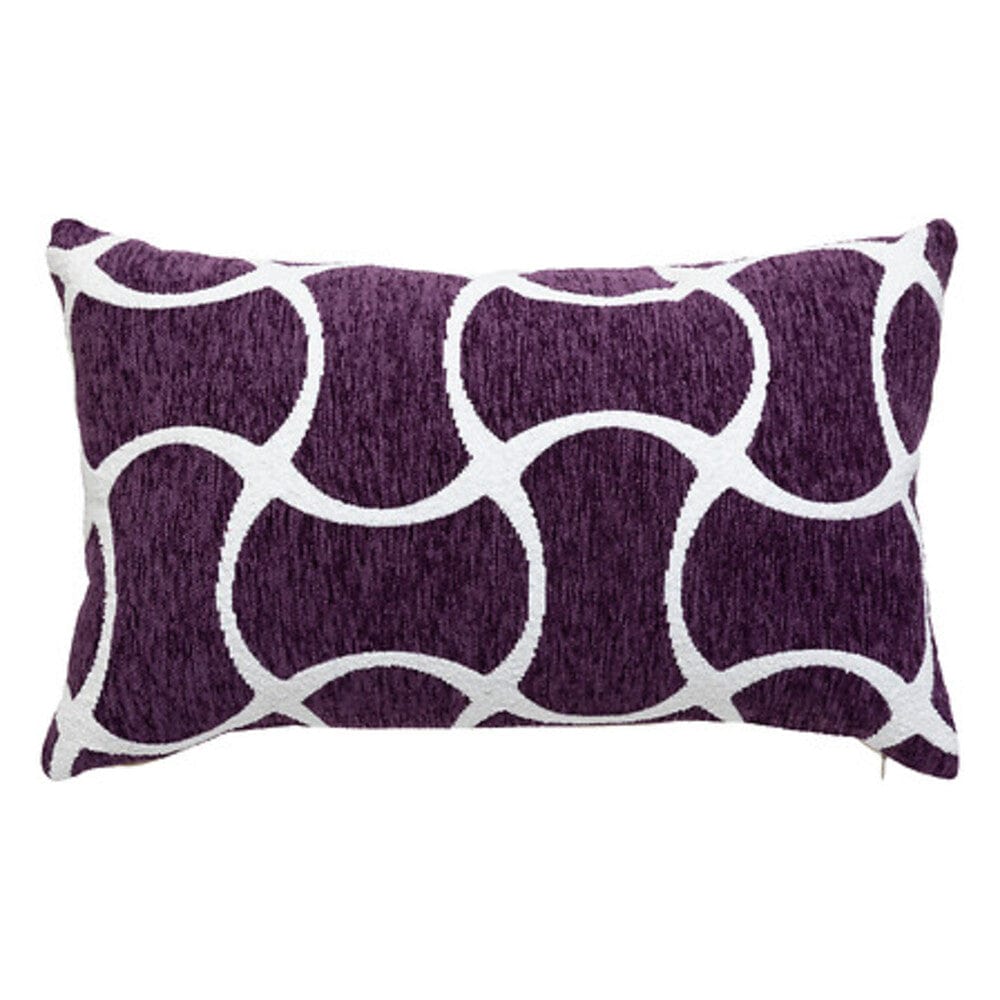 Alpha 55 Violet Housse de Coussin Chenille "Jeni"
