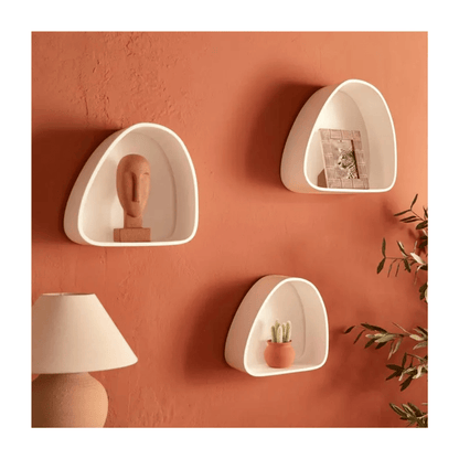 Alpha 55 Visage déco Sien en résine terracotta