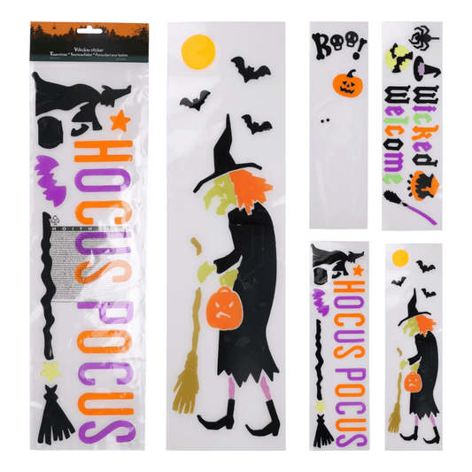 Alpha 55 Vitrophanie Halloween – Décoration de Fenêtre