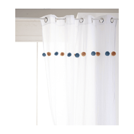 Alpha 55 Voilage pour enfant avec pompons 140x240 cm chez Alpha55 – Qualité … – Qualité, design et praticité au quotidien