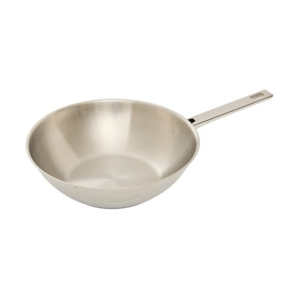 Alpha 55 Wok en Inox Brillance Élégant et Résistant
