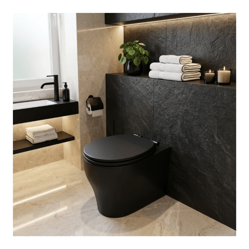 alpha55 Abattant WC soft close Onyx