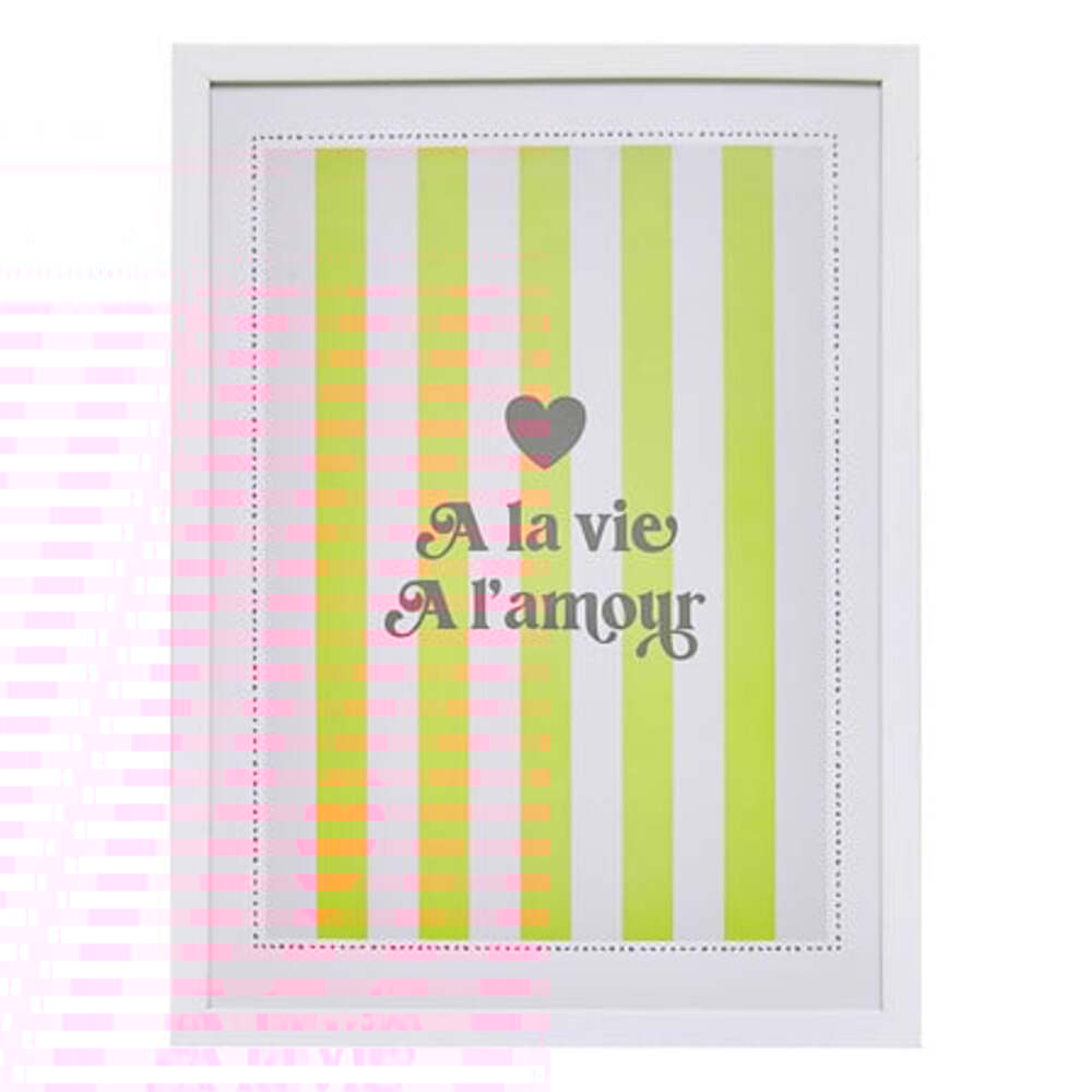 Alpha55 Affiche encadrée “Amour Chérie” – Déco romantique