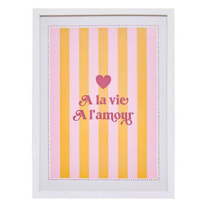 Alpha55 Affiche encadrée “Amour Chérie” – Déco romantique