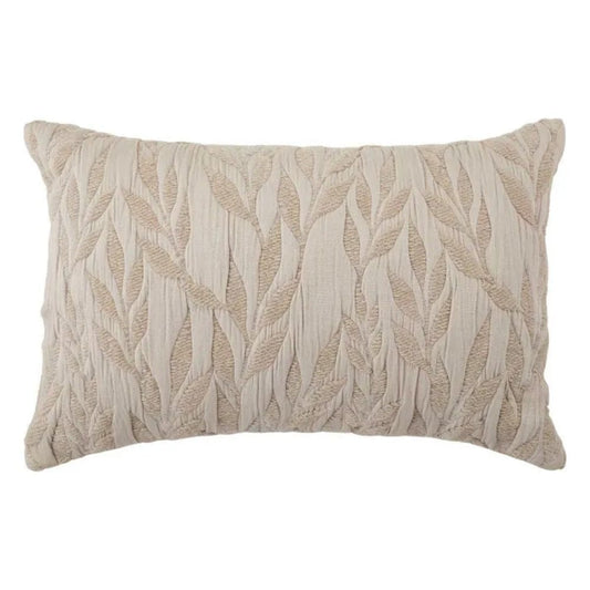 Alpha55 Beige Coussin Déco Jacquard "lethon"
