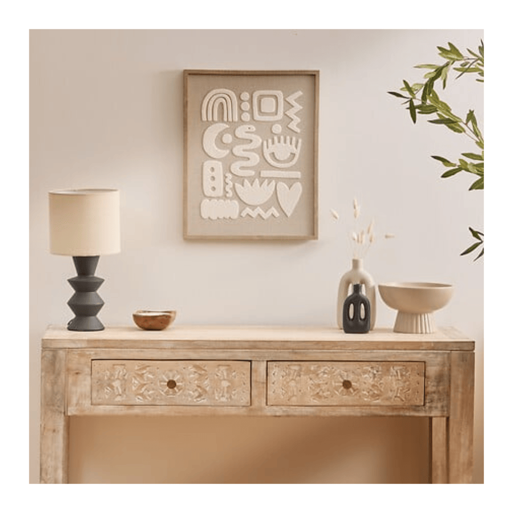 Alpha55 Beige Déco murale relief Petra – Moderne & texturée