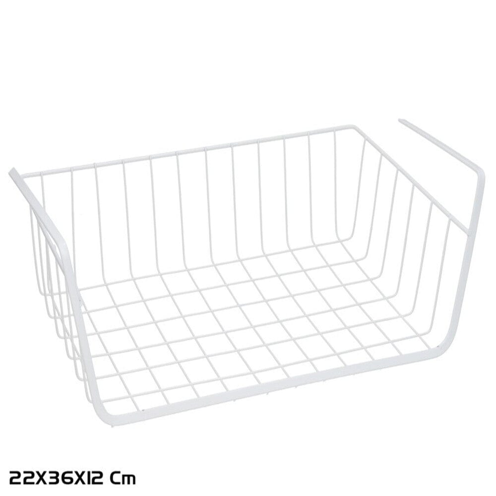 Alpha55 Blanc Panier suspendu en métal