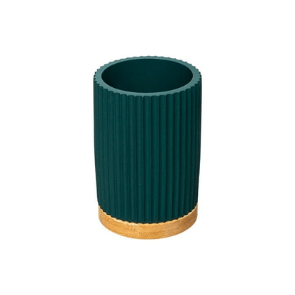 alpha55 Bleu Pétrole Pot brosse à dents Modern