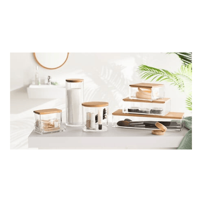 Alpha55 Boite de rangement carré Selena bambou