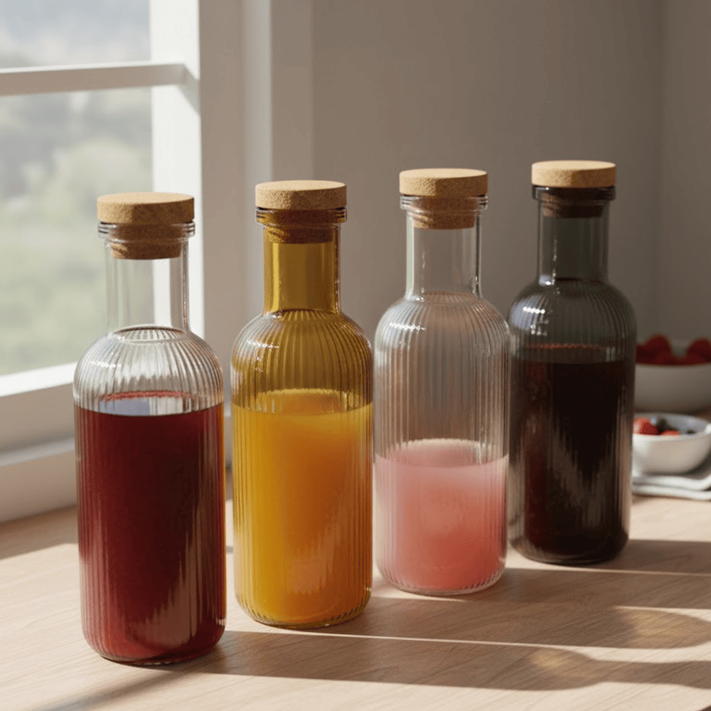 Alpha55 Bouteille 1L Magic Home Rayures & Liège – Design