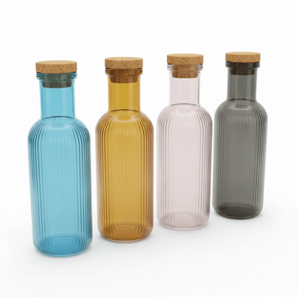 Alpha55 Bouteille 1L Magic Home Rayures & Liège – Design