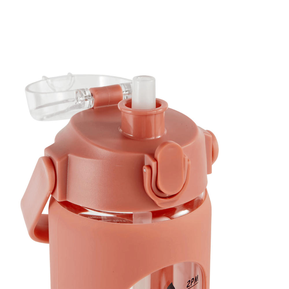 Alpha55 Bouteille en Verre & Silicone 1L – Pratique & Écologique