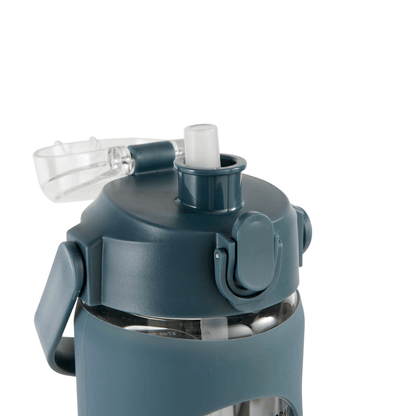 Alpha55 Bouteille en Verre & Silicone 1L – Pratique & Écologique