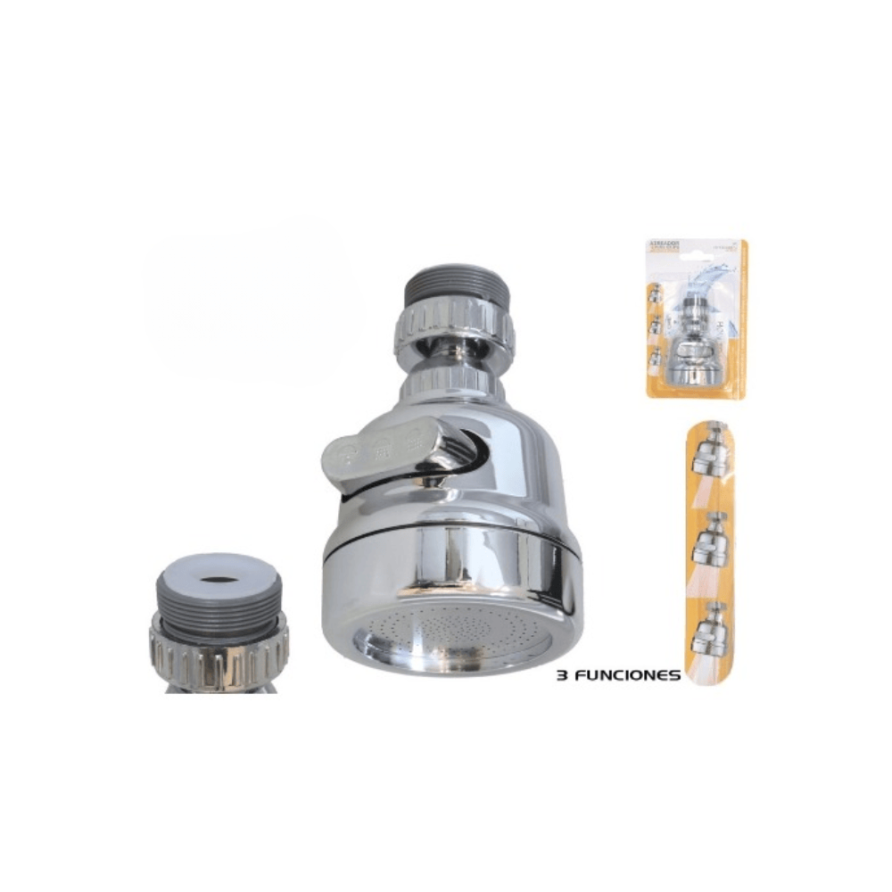 Alpha55 Brise-jet en inox 3 positions robinet