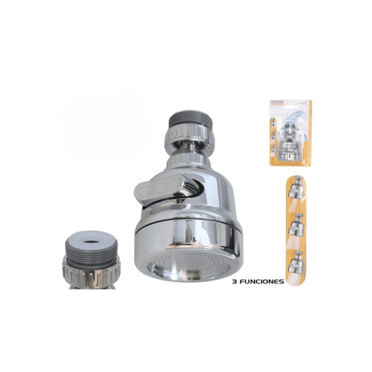 Alpha55 Brise-jet en inox 3 positions robinet