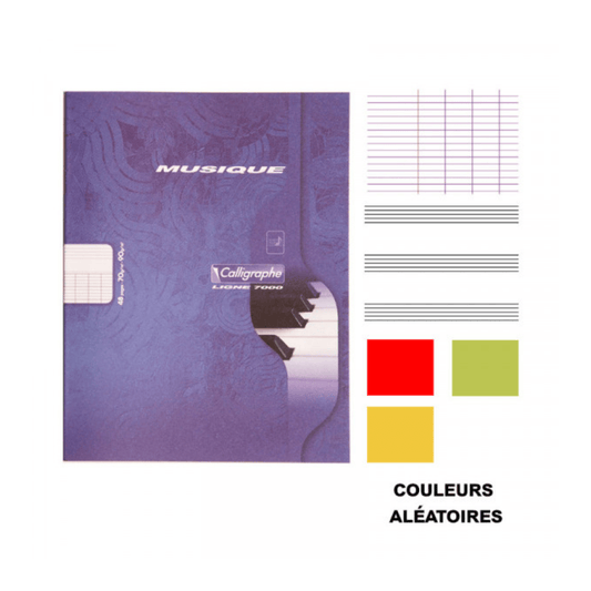 Cahier de Musique Clairefontaine A4 48 Pages — Alpha 55 Maroc