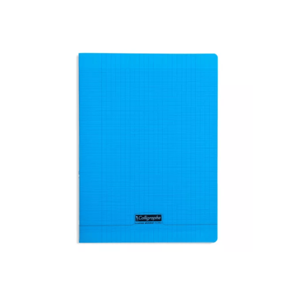 Alpha55 Cahier Piqué 8000 Polypro 140P Grands Carreaux