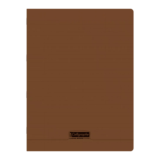 Cahier Piqué 8000 Polypro 192P Grands Carreaux — Alpha 55 Maroc