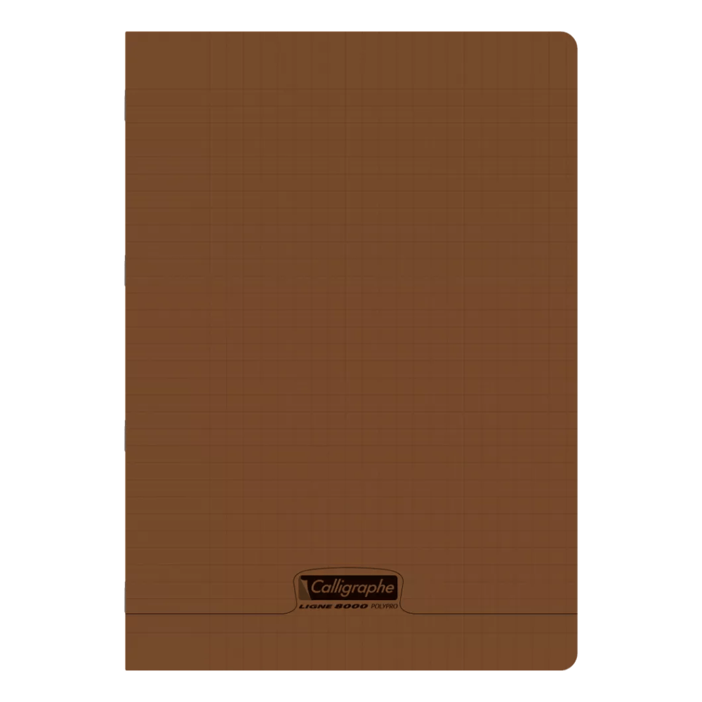 Alpha55 Cahier Piqué 8000 Polypro A4 192P Grands Carreaux