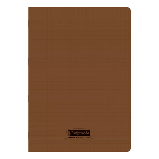 Cahier Piqué 8000 Polypro A4 192P Grands Carreaux — Alpha 55 Maroc