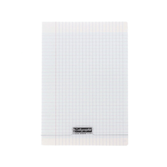 Alpha55 Cahier Piqué Calligraphe 8000 Incolore A4 96P Séyès