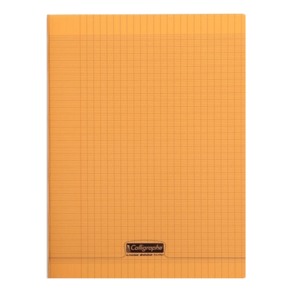 Alpha55 Cahier Piqué Séyès 8000 Polypro 96P Orange