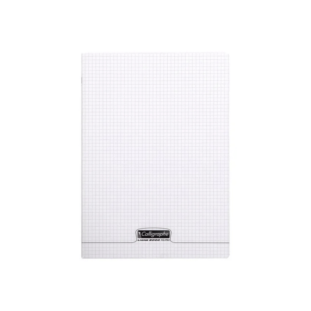 Alpha55 Cahier Polypro Calligraphe 8000 192P 5x5 Transparent